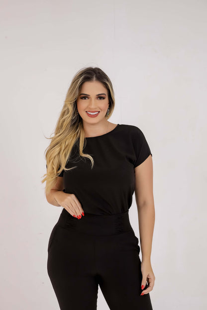 Conjunto Calça Com Blusa Social Feminino Plus Size